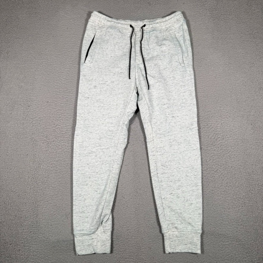 American Eagle Pants Mens Medium Heather Gray Elastic Waist Sweatpants Preppy
